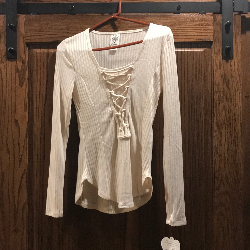 Lace up tunic